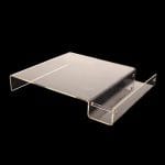 Quesera con espacio para galletas hecha en acrílico transparente
