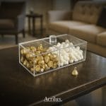 caja de acrílico