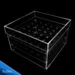 caja de acrílico