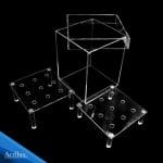 Caja de Acrílico para 9 Rosas - Imagen 3