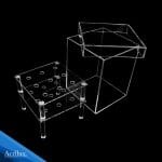Caja de Acrílico para 9 Rosas - Imagen 4