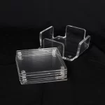 Set de 6 Portavasos de Acrílico con Base Cuadrados - Imagen 6