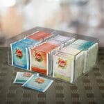 Caja de Acrílico para Tés de 6 compartimentos