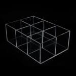 Caja de Acrílico para Tés de 6 compartimentos lateral