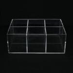 Caja de Acrílico para Tés de 6 compartimentos frente