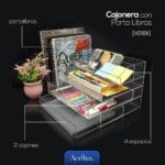 Organizador de Acrílico con cajones