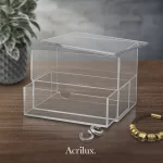 Caja de acrílico en monterrey alhajero y cajon