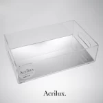Charola de Acrílico con base de espejo