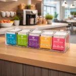 Caja de porta sobres de te, fabricado en acrilux
