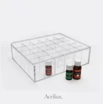 Caja de acrílico para aceites aromáticos