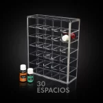 Caja de acrílico para aceites aromáticos