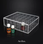 Caja de acrílico para aceites aromáticos